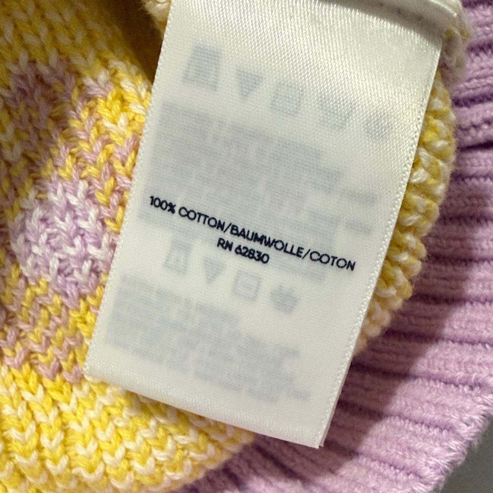 Lands' End Kids Lavender Daisy Sweater Size XL+ NWT - Picture 3 of 5